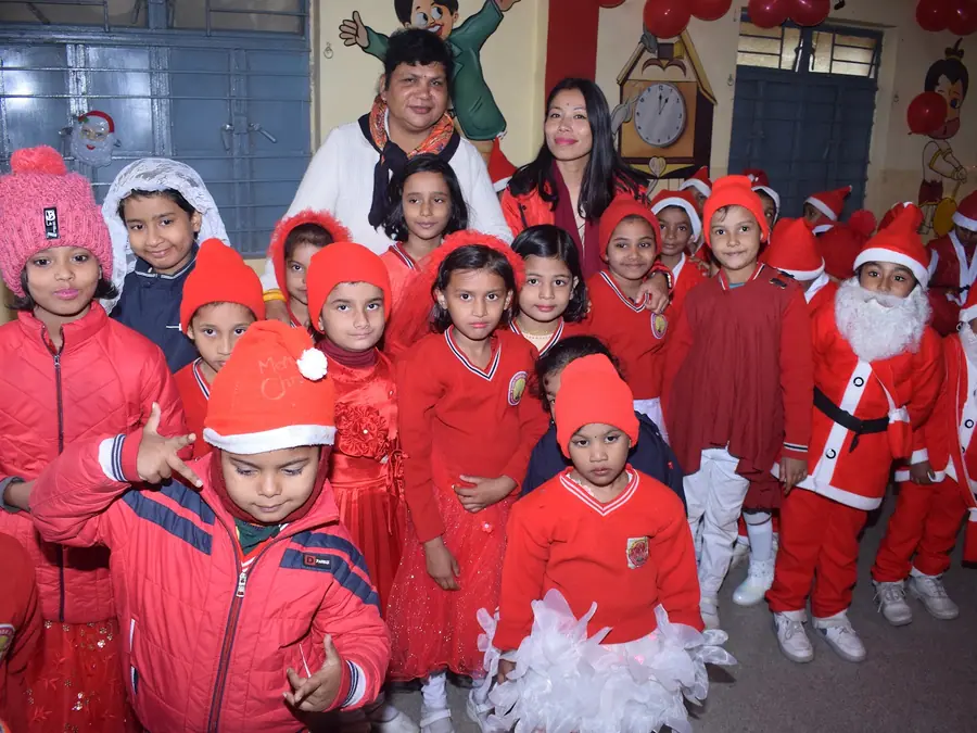 The youngest classes at Christmas
