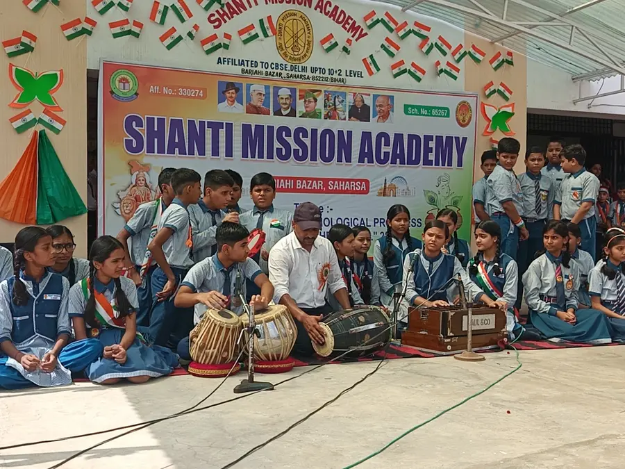 Independence Day 2025 — tabla and harmonium on stage