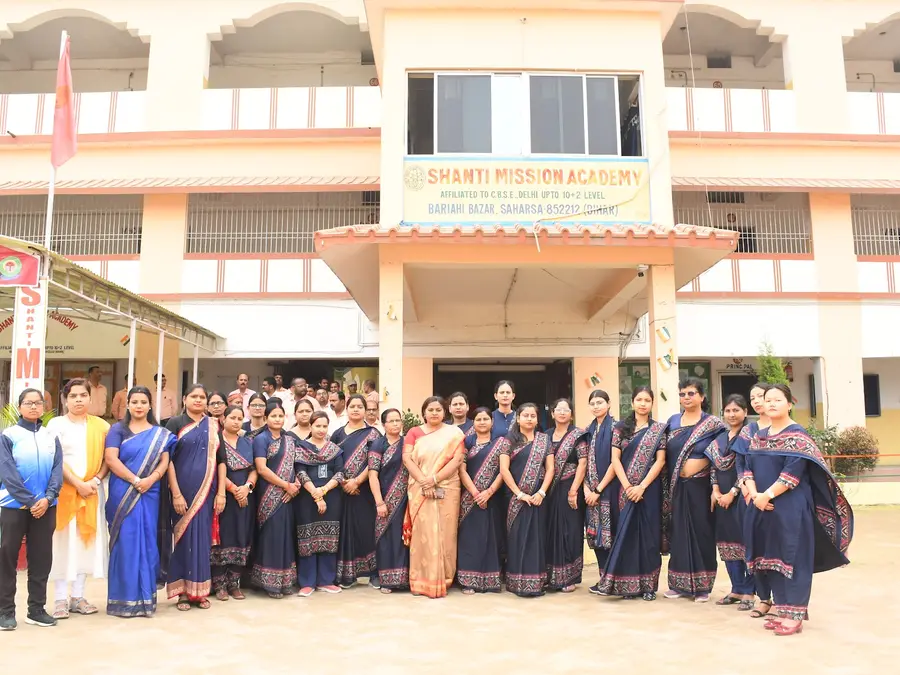 Staff assembled for the annual photograph