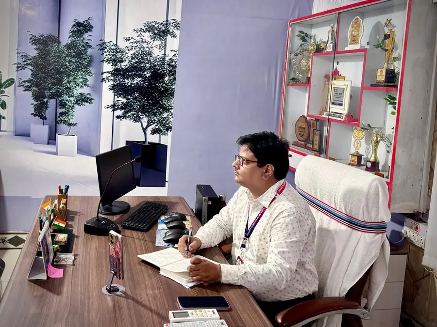 At work in the school office
